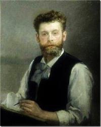 Portrait of Alfred Philippe Roll: Self-portrait